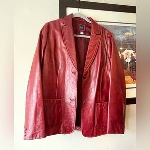 Gap Genuine Leather Jacket